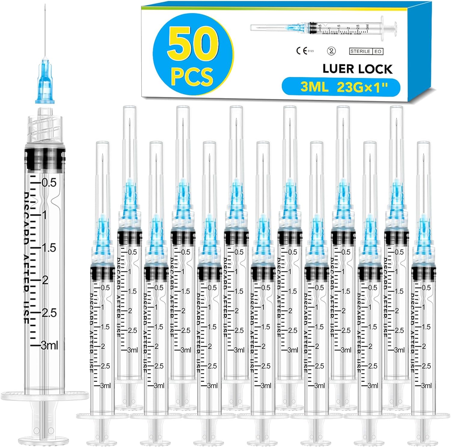 3 mL 23G Syringes